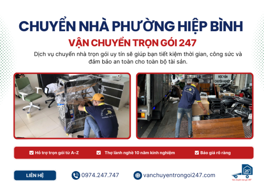Chuyển nhà Phường Hiệp Bình