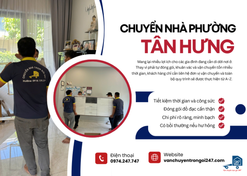 Chuyển nhà Phường Tân Hưng
