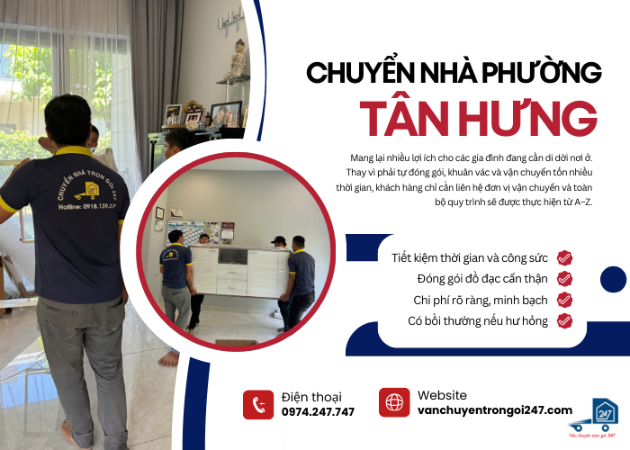 Chuyển nhà Phường Tân Hưng