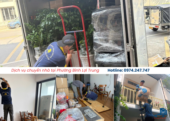 Chuyển nhà tại Phường Bình Lợi Trung trọn gói