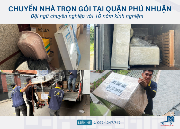 Chuyển nhà trọn gói tại Quận Phú Nhuận