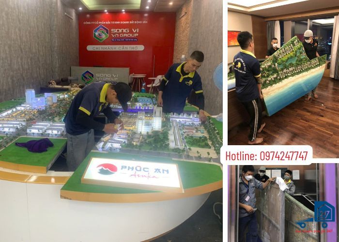 Quy trình vận chuyển sa bàn trọn gói tại Vận Chuyển Trọn Gói 247