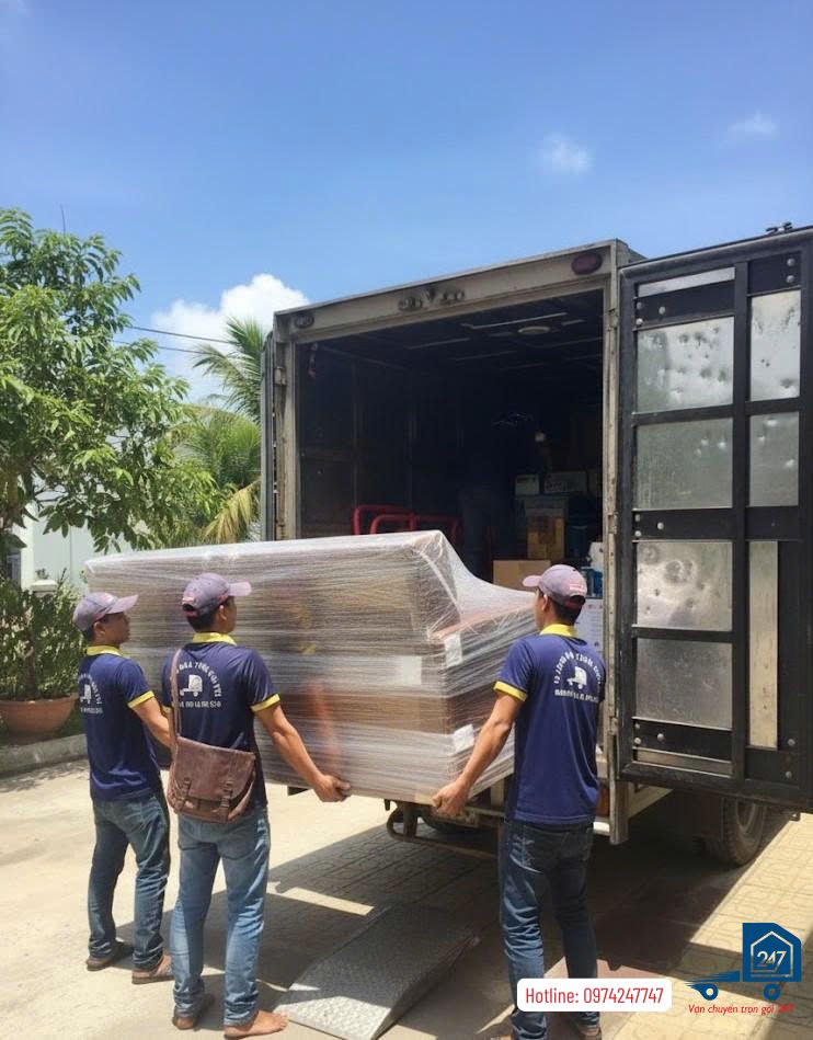 Chi phí dịch vụ vận chuyển sofa phụ thuộc vào kích thước, trọng lượng và quãng đường di chuyển.